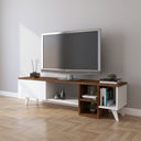 ترابيزة تلفزيون، 150 × 30 × 45 سم - بني وأبيض - AZ30079