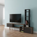 ترابيزة تلفزيون، 167 × 30 × 133 سم - بني ورمادي - AZ30080