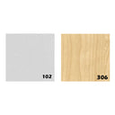 كونسول استقبال، 80 x 50 x 40 سم - أبيض وخشبي - AZ111329