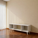 ترابيزة تلفزيون، 140 × 35 × 45 سم - أبيض - AZ30076