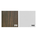 جزامة أحذية، 120 x 120 x 40 سم - بني وأبيض - AZ111319
