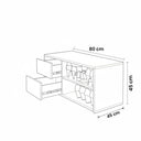 جزامة أحذية، 80 × 45 × 45 سم - أبيض - AZ40052