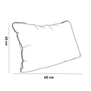 وسادة ميكروفايبر - 60×40 سم - أبيض - AZ50058