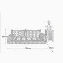 NUBI Majlis (One Piece) - 200*60*60 cm – Various Colors